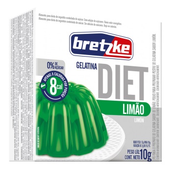 GELATINA DIET BRETZKE 10G LIMAO