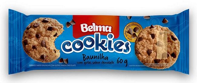 COOKIES BELMA 60G BAUN COM GOTAS DE CHOCOLATE