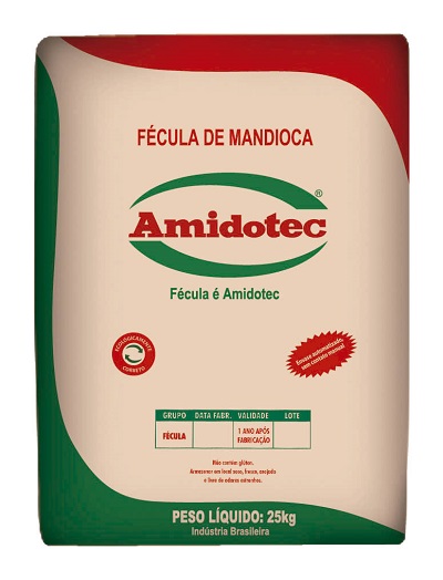 FÉCULA DE MANDIOCA AMIDOTEC 25KG