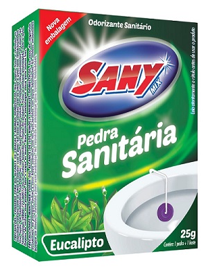 PEDRA SANITARIA SANY REDONDA 25G EUCALIPTO