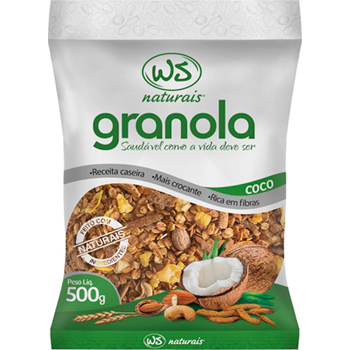 GRANOLA WS  500G COM COCO