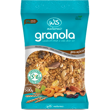 GRANOLA WS  500G ZERO ACUCAR