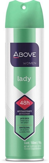 DESODORANTE AEROSOL ABOVE 150ML LADY