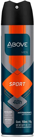 DESODORANTE AEROSOL ABOVE 150ML SPORT