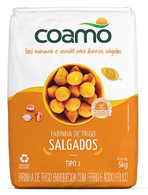 FARINHA DE TRIGO 05KG COAMO SALGADOS