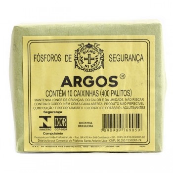 FOSFORO ARGOS C/10 CAXINHAS