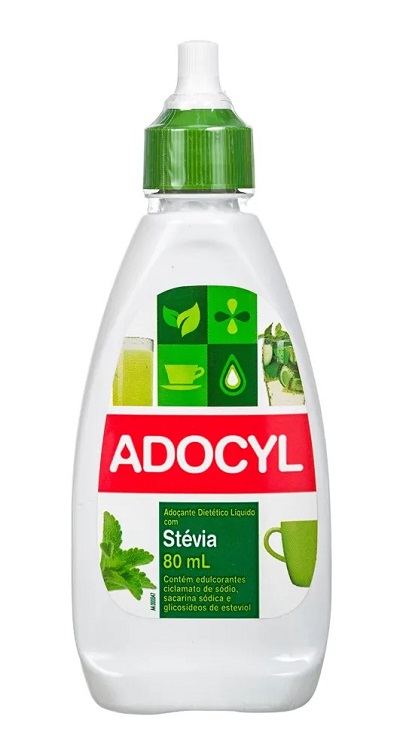 ADOÇANTE ADOCYL LIQ STEVIA 80ML