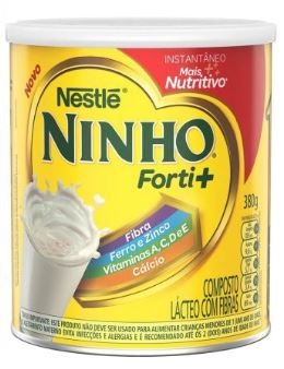 COMPOSTO LACTEO LEITE NINHO INSTANTANEO FIBRA 380G