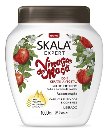 CREME DE TRATAMENTO SKALA 1KG VINAGRE DE MAÇA