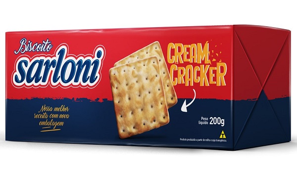 BISCOITO SARLONI 200G CREAM CRACKER TRADICIONAL