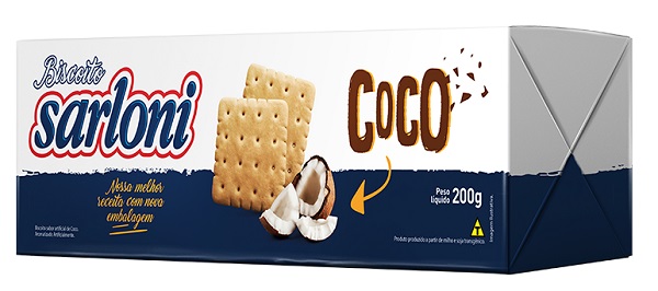 BISCOITO SARLONI 200G COCO