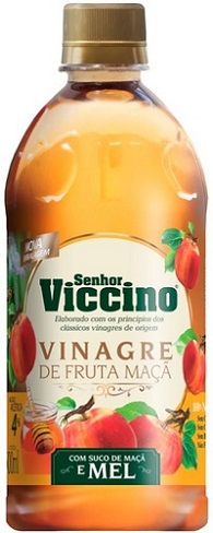 VINAGRE SENHOR VICCINO PT 500ML MACA E MEL