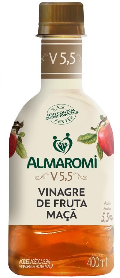 VINAGRE ALMAROMI PT 400ML MACA 5,5% AC