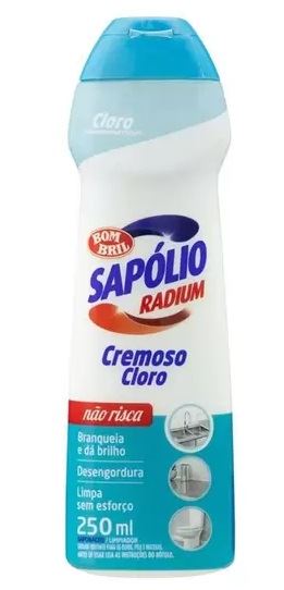 SAPOLIO RADIUM CREMOSO 250ML COM CLORO