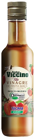 VINAGRE SENHOR VICCINO VIDRO  250ML MAÇA ORGANICO