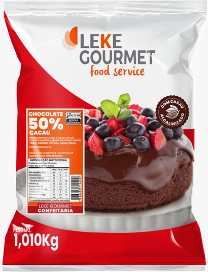 CHOCOLATE EM PO 50% LEKE GOURMET 1.010KG PACOTE CHOCOLATE EM PO 50% LEKE GOURMET 1.010KG PACOTE