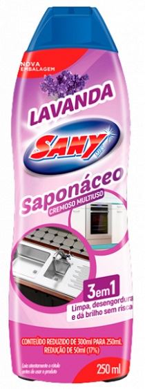 SAPONACEO CREMOSO 250ML SANY LAVANDA 