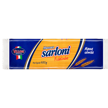 MACARRAO SARLONI SEMOLA  500G FIDELINHO