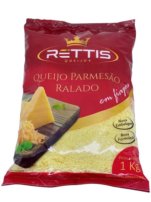 QUEIJO RALADO PARMESAO RETTIS FIAPOS 1KG 