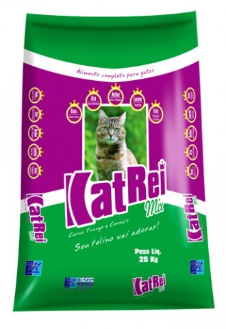 RACAO PARA GATO KAT REI MIX 25KG