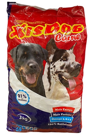 RACAO PARA CACHORRO XISDOG CARNE 3KG