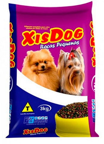 RACAO PARA CACHORRO XISDOG RACAS PEQUENAS 3KG