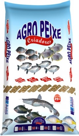 RACAO PARA PEIXE 22% AGRO P INICIAL 6MM 25KG