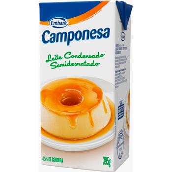 LEITE CONDENSADO CAMPONESA TP 395G S DES 4,5%G